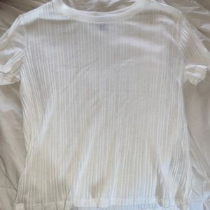 white top, worn once and is in good condition